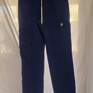 Women's Royal Blue Cargo Scrub Pants